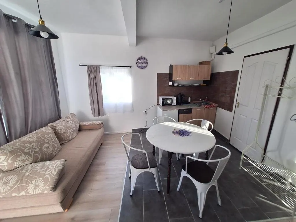 „5” apartman nappali-konyhája és étkezője